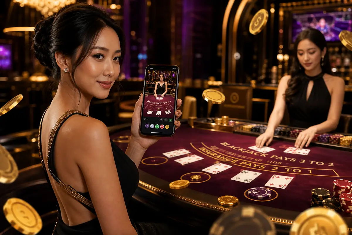jaguar4d Casino suasana meja live dealer